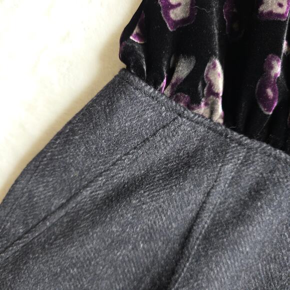 Rachel Roy Sz10 NWT Wool Cashmere blend Crossed Velvet Top n Skirts. Warm Office - Picture 14 of 16